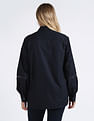 Tommy Hilfiger Solid Lace Feminine Shirt
