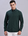 Tommy Hilfiger Striped Regular Fit Plain Woven Shirt