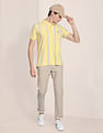 U.S. Polo Assn. Vertical Stripe Birdseye Polo Shirt