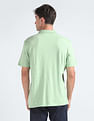 Calvin Klein Cotton Linen Open Placket Polo Shirt