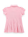 U.S. Polo Assn. Kids Girls Solid Cotton Dress