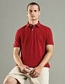 Tommy Hilfiger Solid Regular Fit Cotton Polo T-Shirt