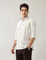 Arrow Sport Vertical Striped Regular Shirt