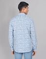 AD by Arvind Abstract Print Cotton Casual Shirt