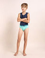 USPA Innerwear Boys Cotton Spandex Solid Briefs - Pack Of 5