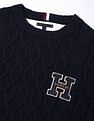 Tommy Hilfiger Aop Relaxed-Fit Cotton Sweater