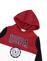 U.S. Polo Assn. Kids Boys Brand Printed Hooded Sweatshirt