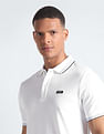 Calvin Klein Stretch Pique Tipped Polo Shirt
