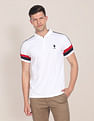 U.S. Polo Assn. Brand Tape Waffle Polo Shirt