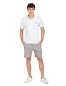 AD by Arvind Cotton Printed Polo Shirt
