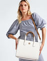 U.S. Polo Assn. Women Metallic Hardware Structured Handbag