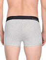 Calvin Klein Underwear Men Grey Contrast Waist Heathered Trunks