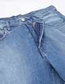 Calvin Klein Jeans Mid-Wash Straight-Fit Mid Rise Jeans
