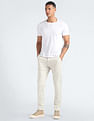 Flying Machine Slash Slim Tapered Fit Printed Trousers