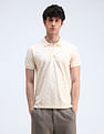 Flying Machine Printed Regular Fit Polo Shirt
