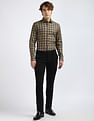 Tommy Hilfiger Melange Large Checked Regular Fit Shirt