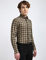 Tommy Hilfiger Melange Large Checked Regular Fit Shirt