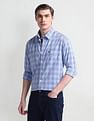 Arrow Sport Manhattan Slim Fit Gingham Check Shirt