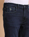 U.S. Polo Assn. Denim Co. Cole Comfort Cropped Fit Blue Jeans