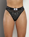 Calvin Klein Underwear Mid Rise Lace Detail Bikini Panties
