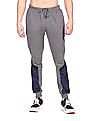 Flying Machine Mid Rise Camo Print Joggers