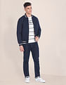 U.S. Polo Assn. Striped Detail Bomber Jacket