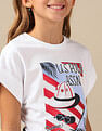 U.S. Polo Assn. Kids Girls Resort Graphic Cotton T-Shirt