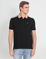 Arrow Solid Compact Cotton Polo Shirt