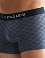USPA Innerwear Anti Microbial Printed OET14 Trunks - Pack Of 3