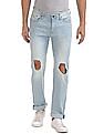 Aeropostale Slim Straight Fit Ripped Jeans