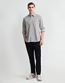 Arrow Sport Point Collar Floral Print Shirt