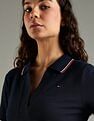 Tommy Hilfiger Cotton Polo Collar T-Shirt Dress