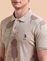 U.S. Polo Assn. Denim Co. All-Over Printed Pure Cotton Polo Shirt