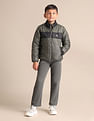 U.S. Polo Assn. Kids Boys Solid Stand Collar Jacket