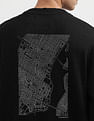 Calvin Klein Jeans City Grid Map Crew Neck Sweatshirt