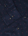 Arrow Dobby Weave Geometric Print Shirt