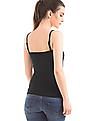 U.S. Polo Assn. Women Lace Trim Cotton Lycra Camisole