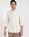 Tommy Hilfiger Striped Regular-Fit Oxford Woven Shirt