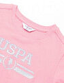 U.S. Polo Assn. Kids Girls Brand Printed Blousan T-Shirt