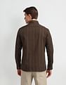Arrow Manhattan Slim Fit Vertical Striped Shirt