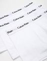 Calvin Klein Underwear Low Rise Solid White Trunks - Pack Of 3