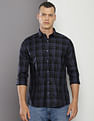 Calvin Klein Jeans Plaid Check Twill Slim Shirt