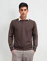 Arrow Textured Regular Fit Sweatshirt