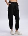 Calvin Klein Jeans Regular-Fit Solid Mid Rise Joggers