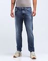 Flying Machine Slash Slim Tapered Stone Wash Jeans