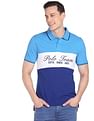 AD by Arvind Colour Block Sporty Polo Shirt