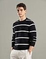 Tommy Hilfiger Striped Regular-Fit Cotton Sweater
