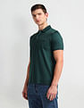 Arrow Pique Knit Solid Polo Shirt