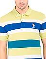 U.S. Polo Assn. Striped Slim Fit Polo Shirt