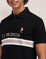 U.S. Polo Assn. Horizontal Striped Cotton Polo Shirt